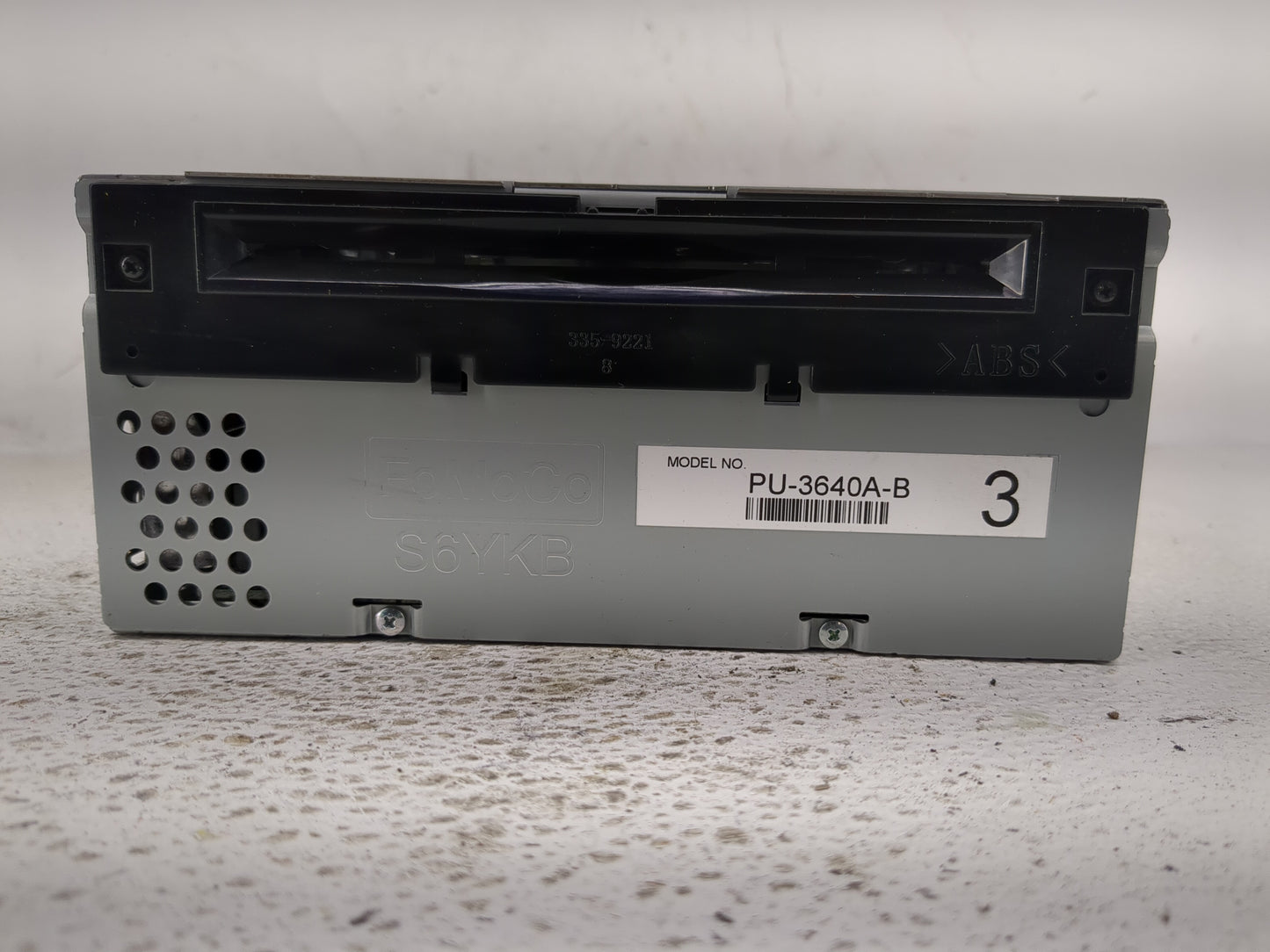 2018 Ford Expedition Radio AM FM Cd Player Receiver Replacement P/N:JL1T-19C107-BD Fits OEM Used Auto Parts - Oemusedautopar