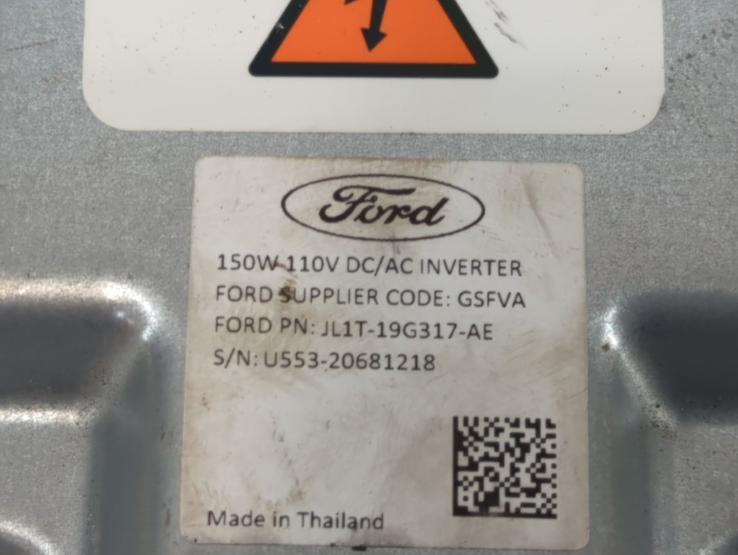 2018 Expedition Ac Dc Power Control Module Accessory Computer Power Inverter - Oemusedautoparts1.com