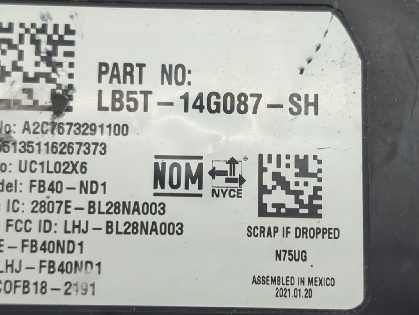 2018-2021 Ford Expedition Telematics Control Module - Oemusedautoparts1.com