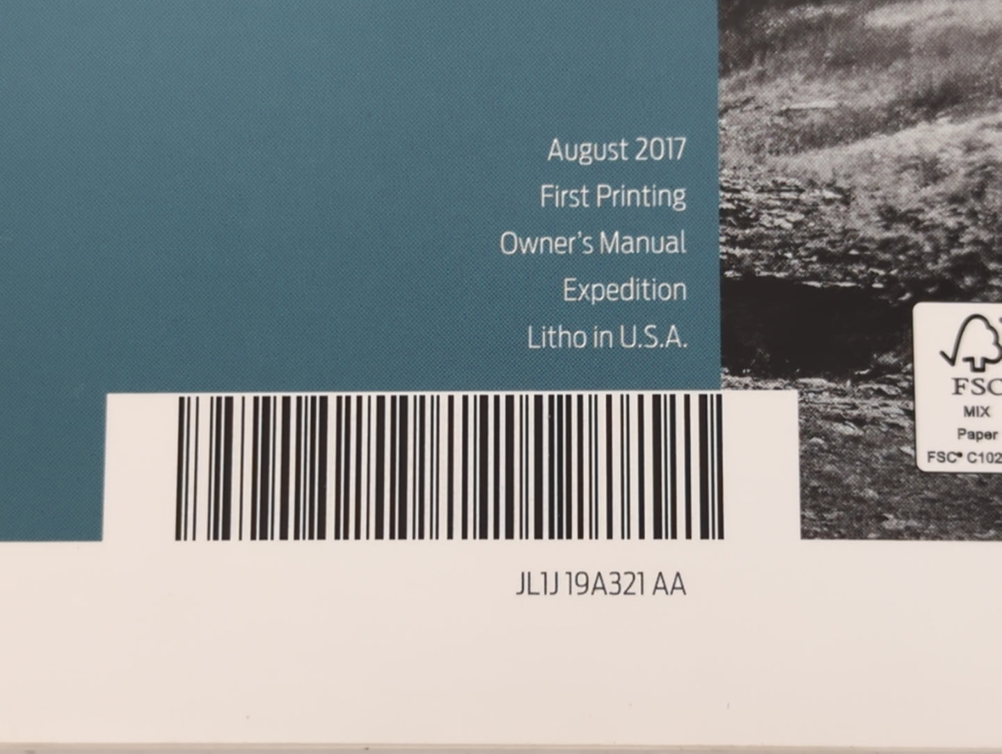 2018 Ford Expedition Owners Manual Book Guide P/N:JL1J 19A321 AA OEM Used Auto Parts - Oemusedautoparts1.com