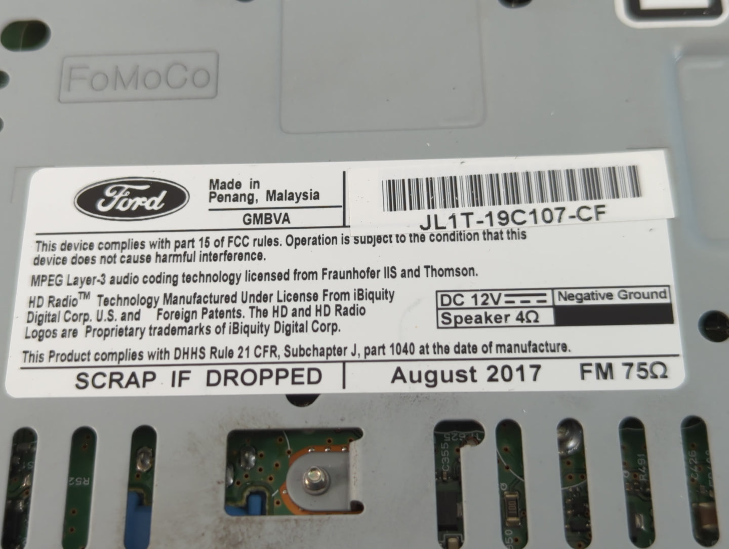 2018-2021 Ford Expedition Am Fm Cd Player Radio Receiver - Oemusedautoparts1.com