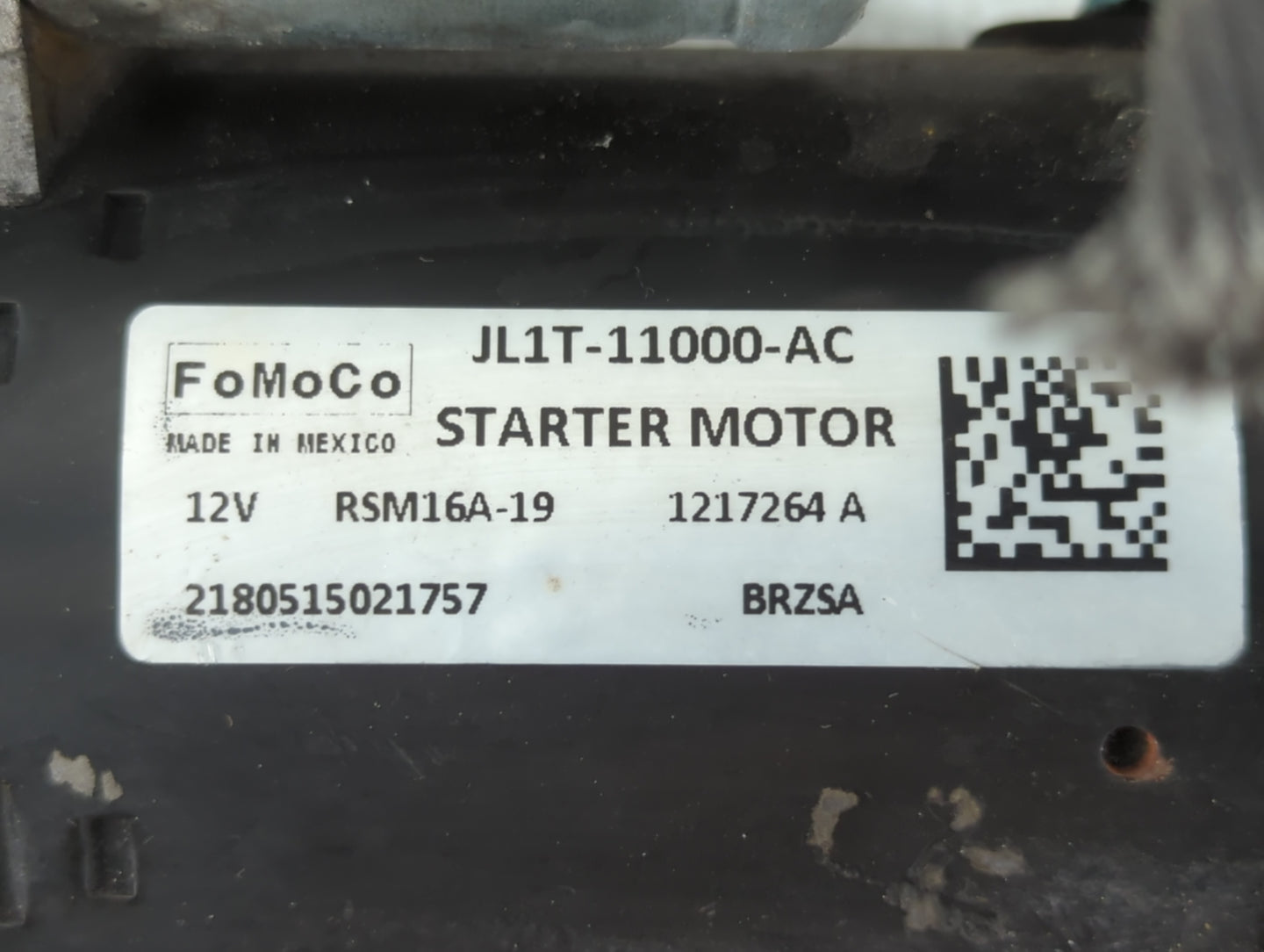 2018-2021 Ford Expedition Car Starter Motor Solenoid OEM P/N:JL1T-11000-AC Fits Fits 2018 2019 2020 2021 OEM Used Auto Parts