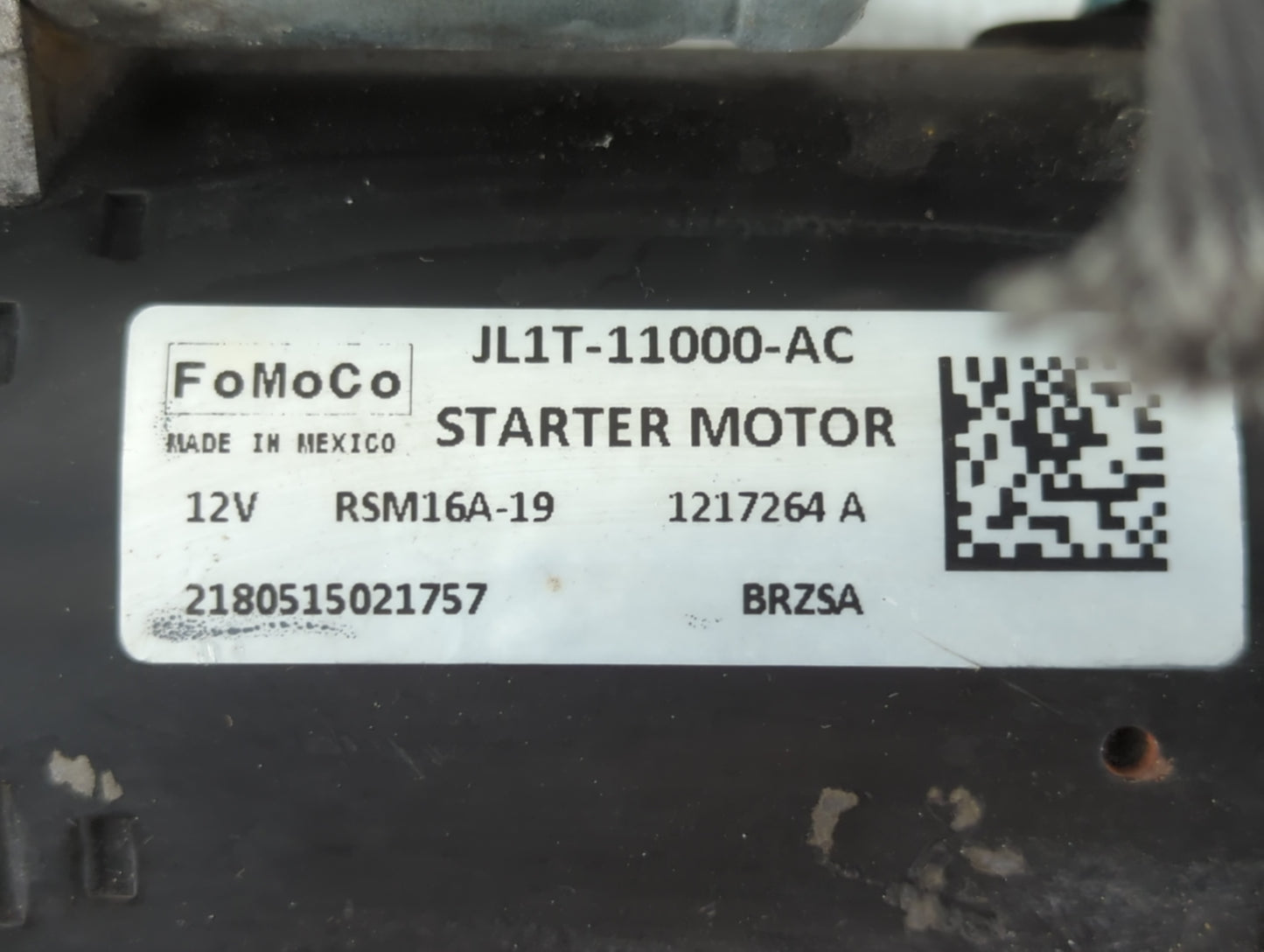 2018-2021 Ford Expedition Car Starter Motor Solenoid OEM P/N:JL1T-11000-AC Fits Fits 2018 2019 2020 2021 OEM Used Auto Parts