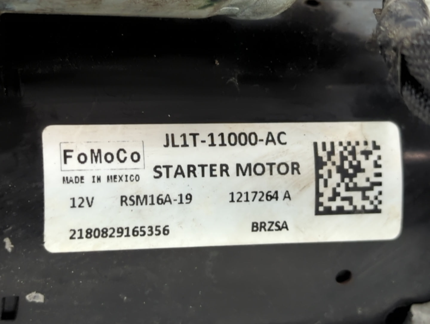 2018-2021 Ford Expedition Car Starter Motor Solenoid OEM P/N:JL1T-11000-AC Fits Fits 2018 2019 2020 2021 OEM Used Auto Parts