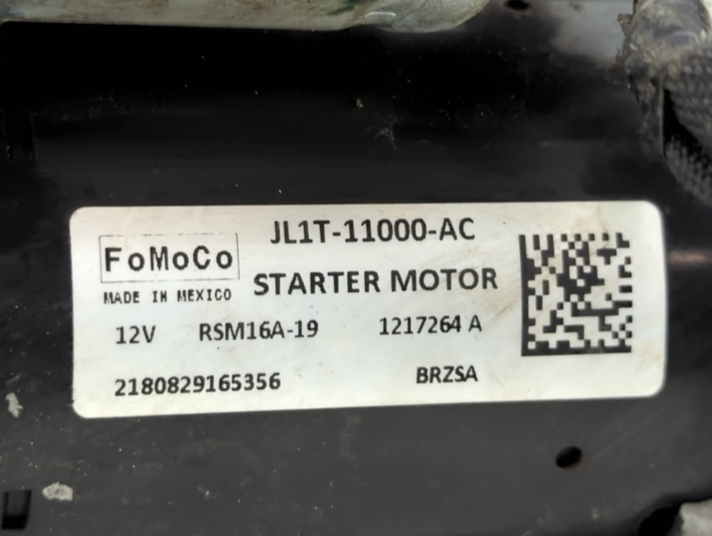 2018-2021 Ford Expedition Car Starter Motor Solenoid OEM P/N:JL1T-11000-AC Fits Fits 2018 2019 2020 2021 OEM Used Auto Parts
