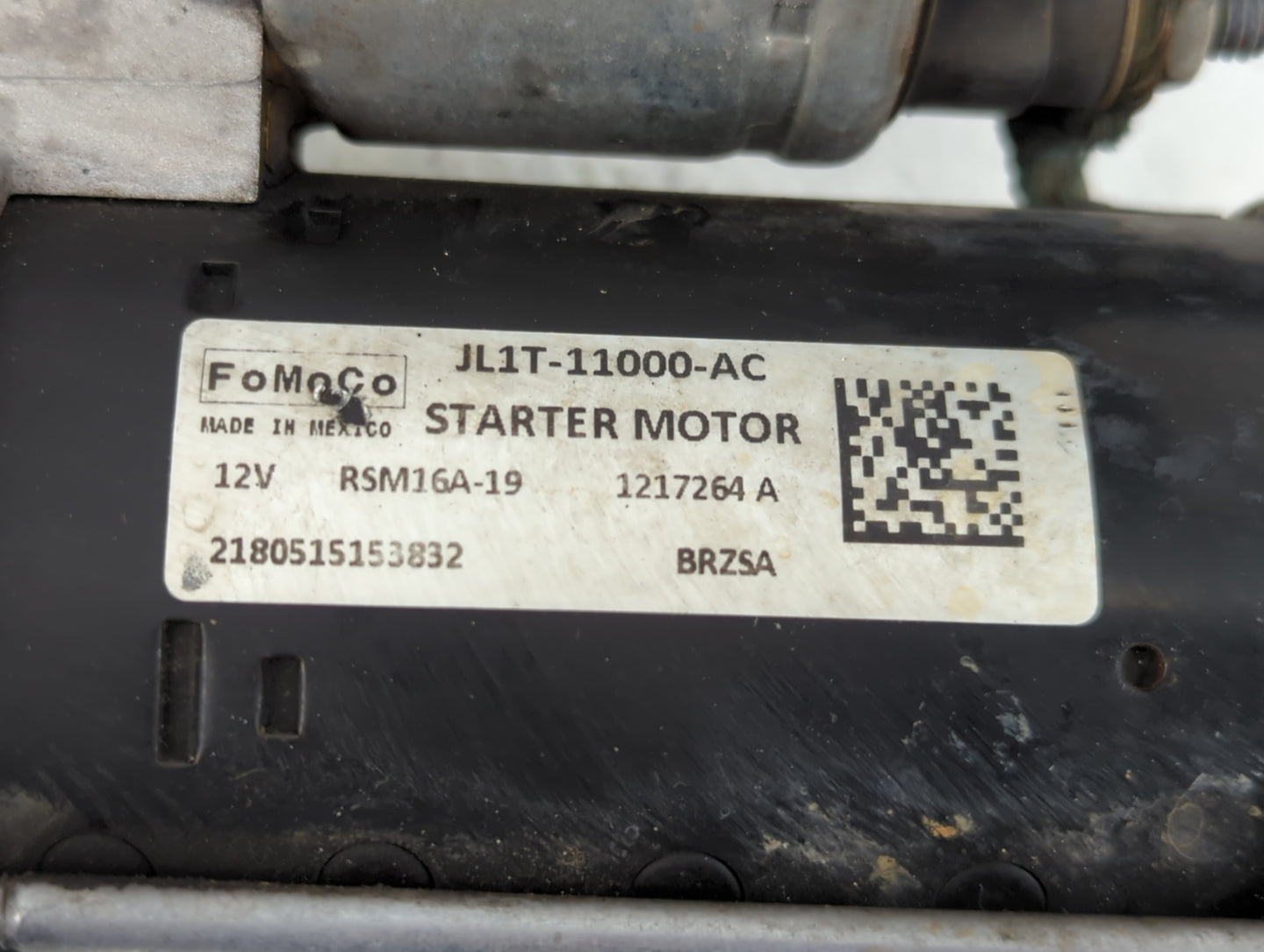 2018-2021 Ford Expedition Car Starter Motor Solenoid OEM P/N:JL1T-11000-AC Fits Fits 2018 2019 2020 2021 OEM Used Auto Parts