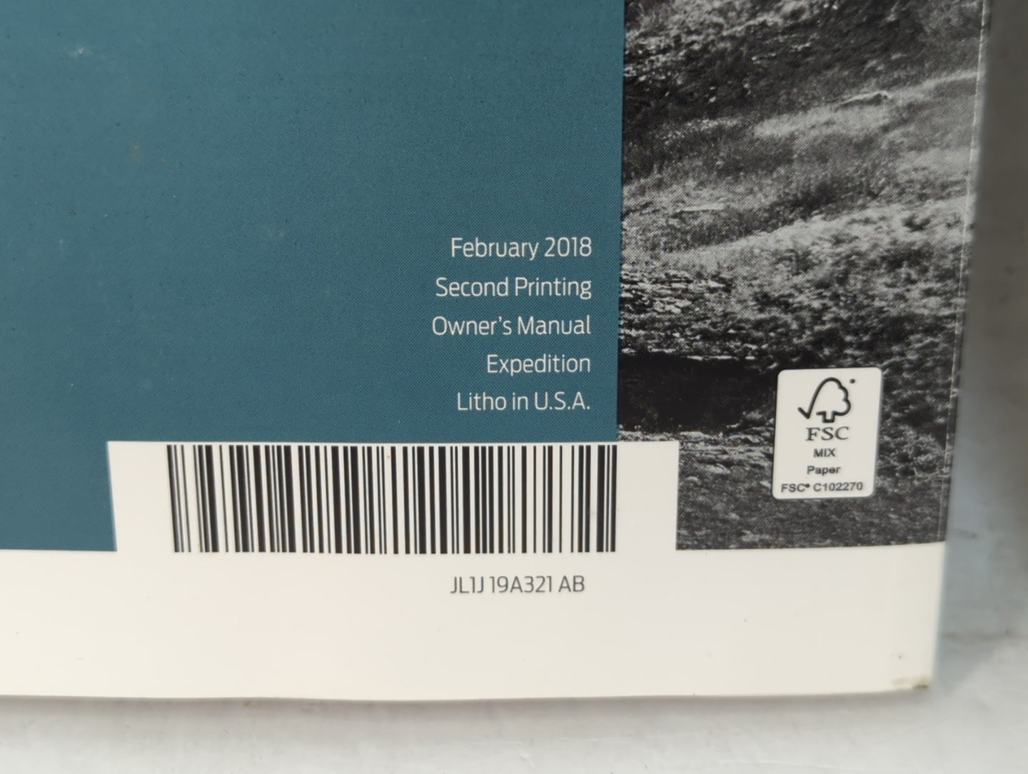 2018 Ford Expedition Owners Manual Book Guide P/N:JL1J 19A321 AB OEM Used Auto Parts - Oemusedautoparts1.com