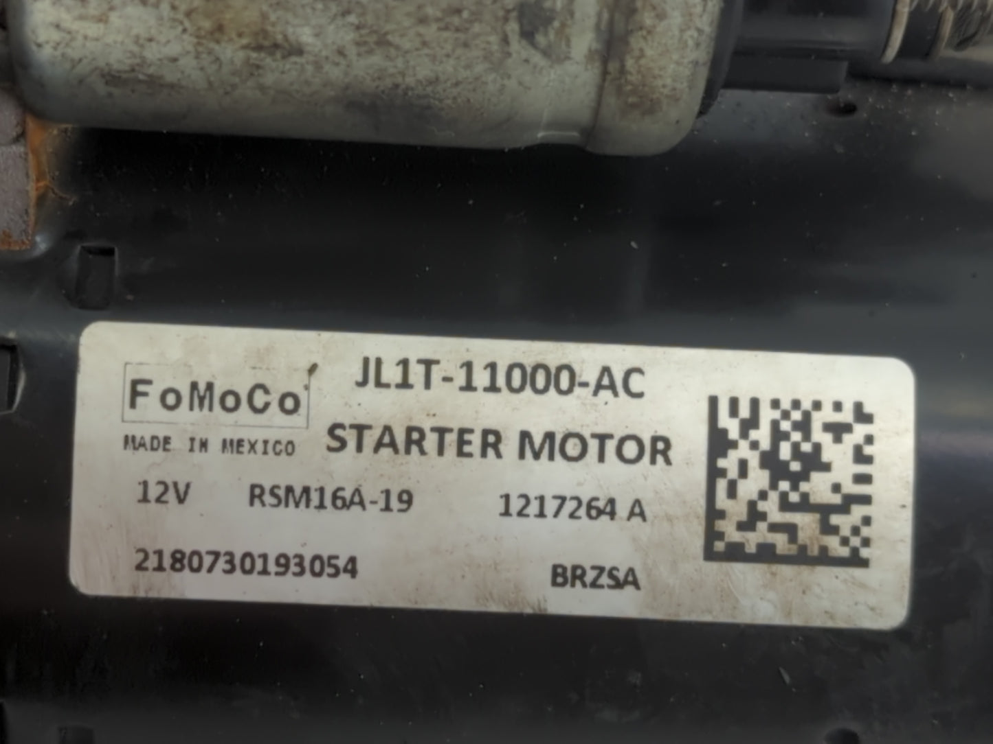 2018-2021 Ford Expedition Car Starter Motor Solenoid OEM P/N:JL1T-11000-AC Fits Fits 2018 2019 2020 2021 OEM Used Auto Parts