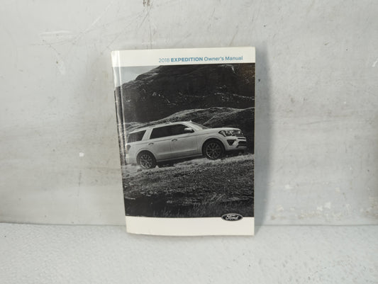 2018 Ford Expedition Owners Manual Book Guide P/N:JL1J 19A321 AB OEM Used Auto Parts