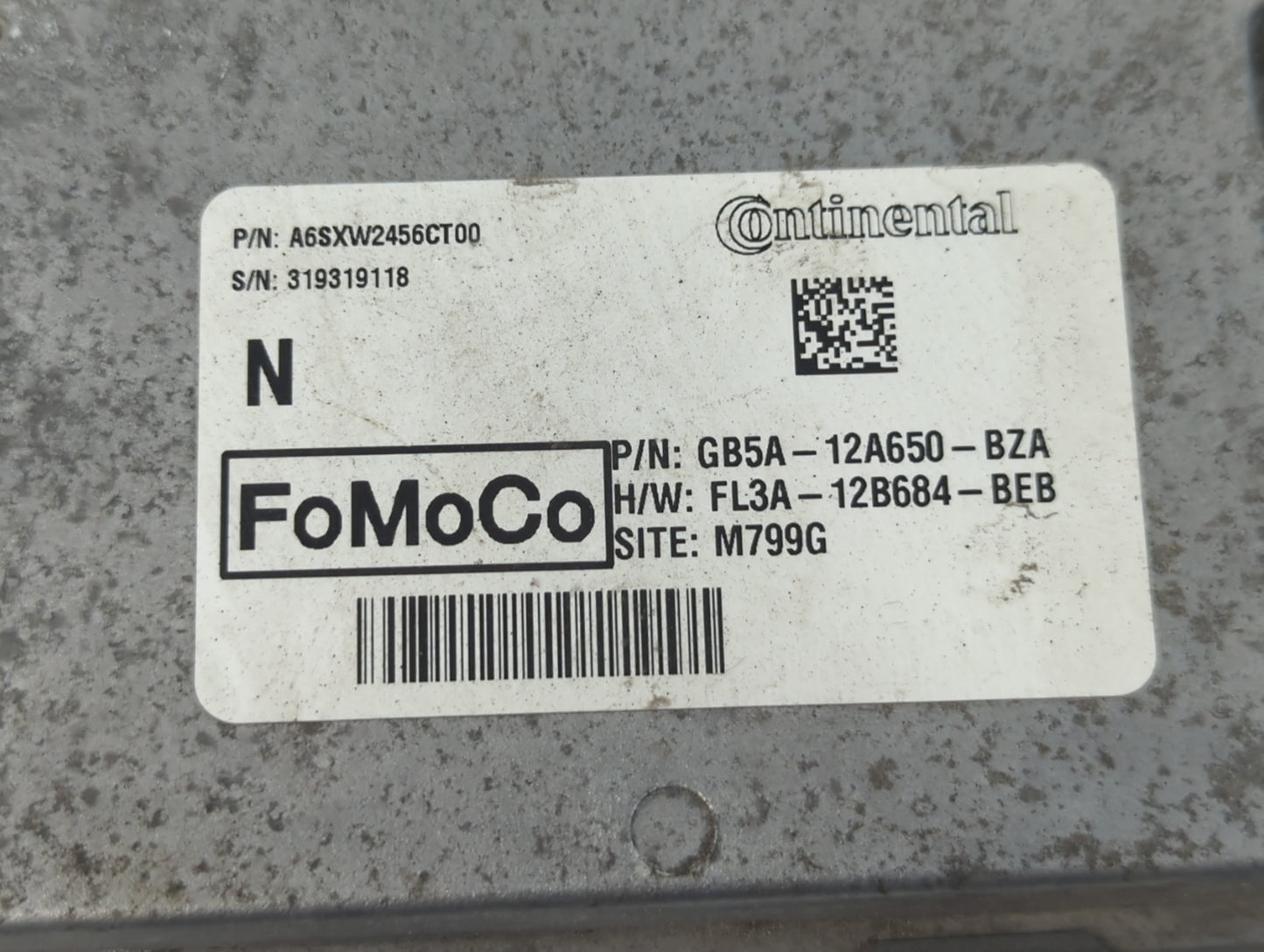 2016-2019 Ford Explorer PCM Engine Control Computer ECU ECM PCU OEM P/N:FL3A-12B684-BEB GB5A-12QA650-BZA Fits OEM Used Auto 
