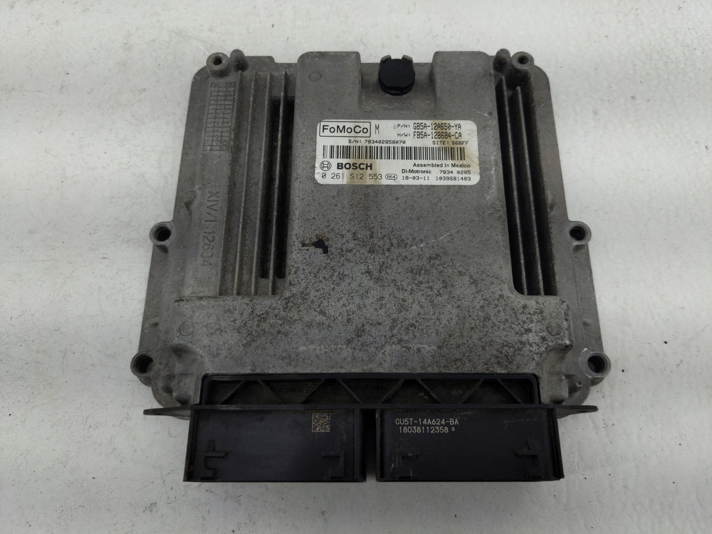 2016-2019 Ford Explorer PCM Engine Control Computer ECU ECM PCU OEM P/N:FB5A-12B684-CA GB5A-12A650-YA Fits OEM Used Auto Par