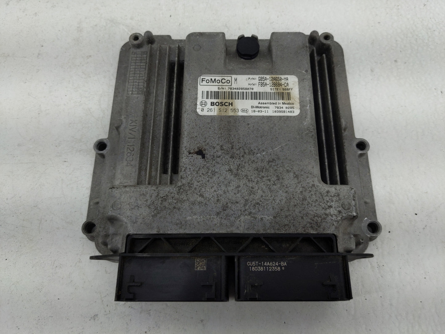 2016-2019 Ford Explorer PCM Engine Control Computer ECU ECM PCU OEM P/N:FB5A-12B684-CA GB5A-12A650-YA Fits OEM Used Auto Par