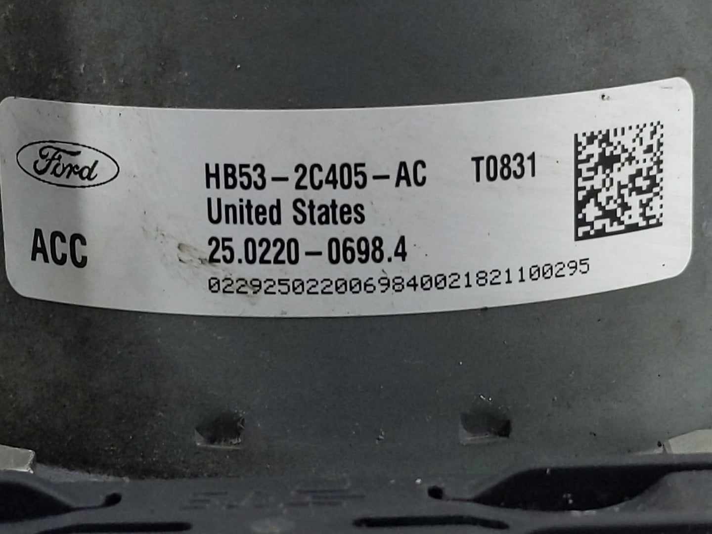 2018 Ford Explorer ABS Pump Control Module Replacement P/N:HB53-2C405-AC Fits OEM Used Auto Parts - Oemusedautoparts1.com