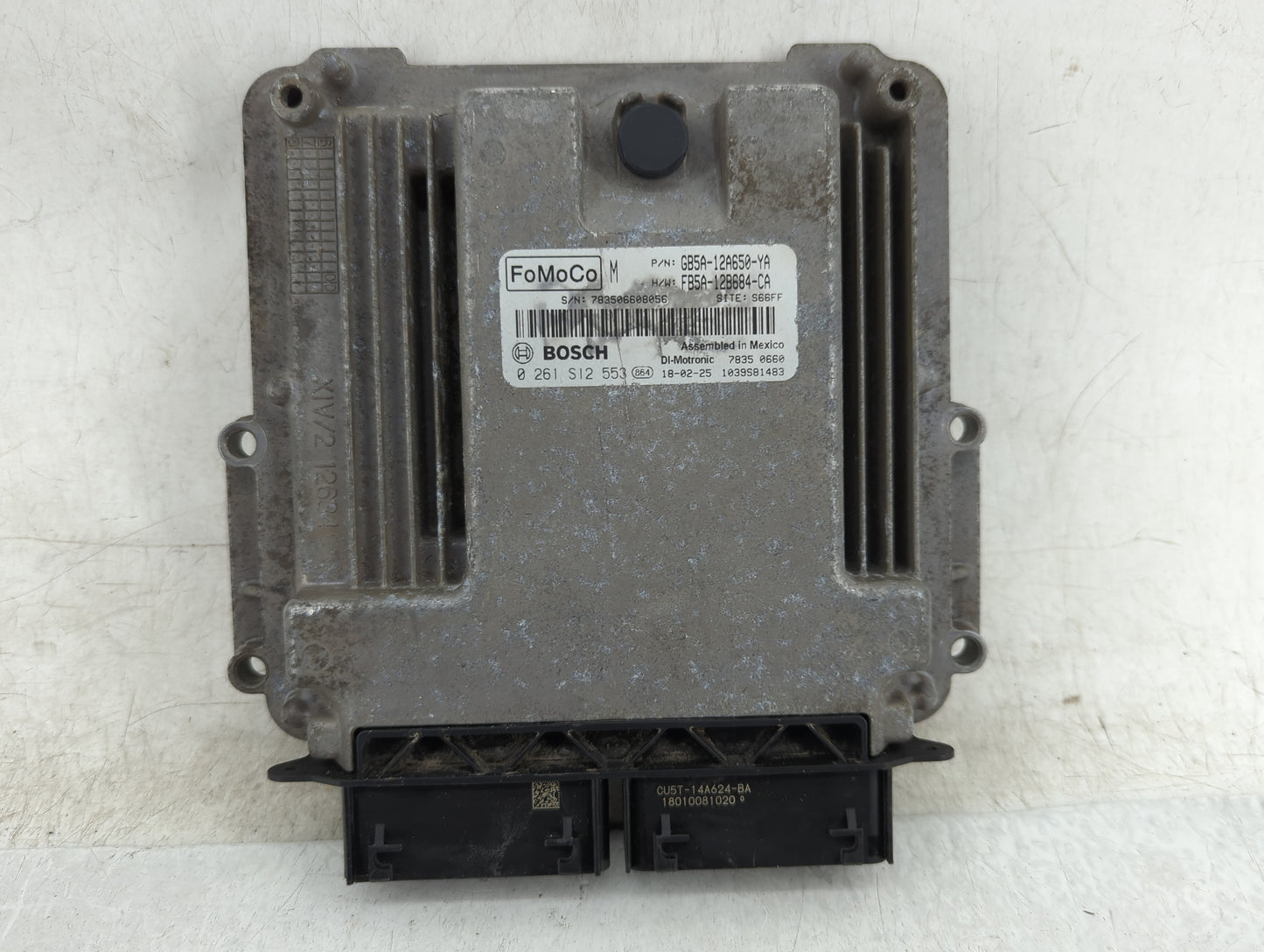 2016-2019 Ford Explorer PCM Engine Control Computer ECU ECM PCU OEM P/N:GB5A-12A650-YA FB5A-12B684-CA Fits OEM Used Auto Par