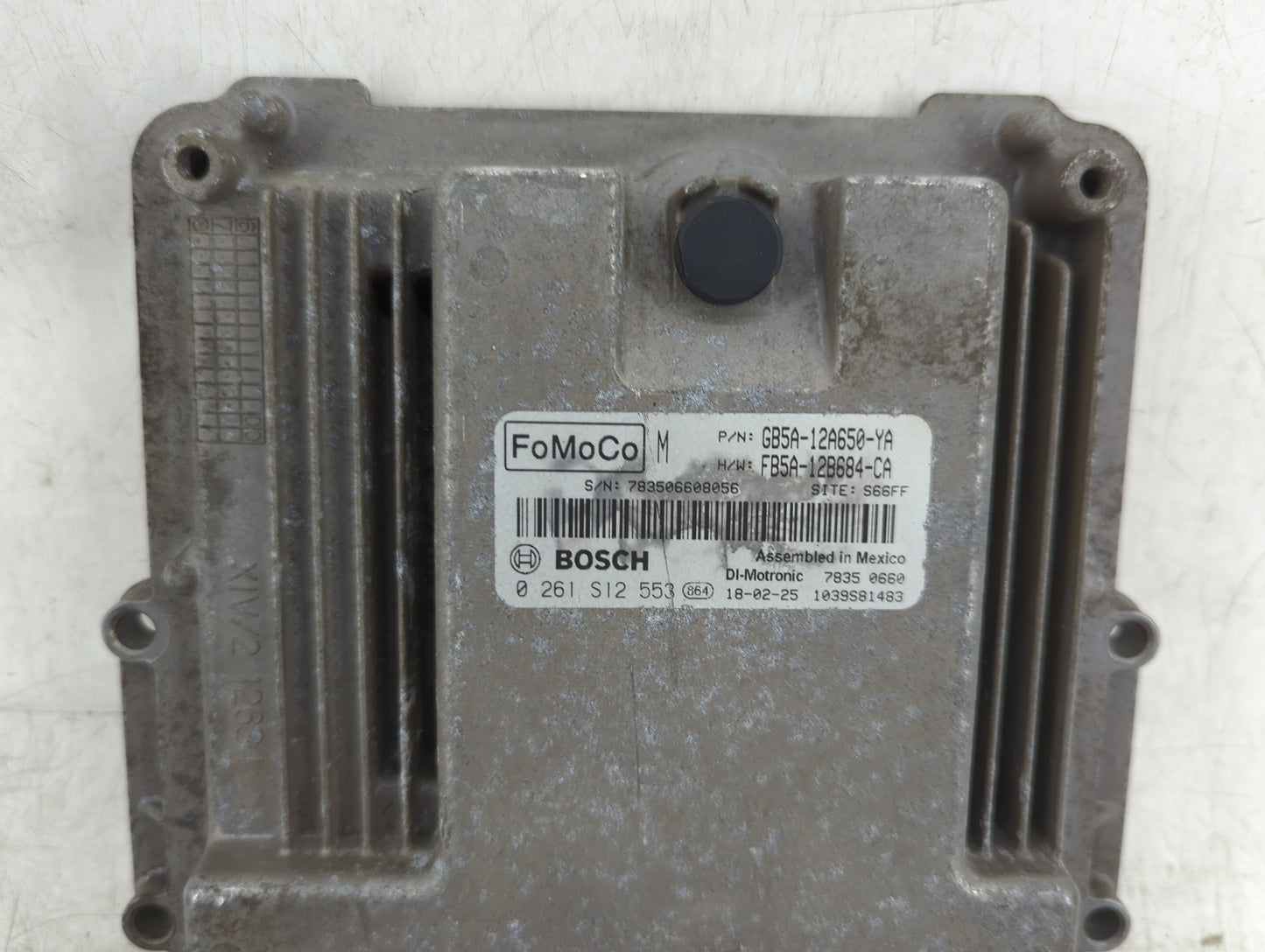 2016-2019 Ford Explorer PCM Engine Control Computer ECU ECM PCU OEM P/N:GB5A-12A650-YA FB5A-12B684-CA Fits OEM Used Auto Par