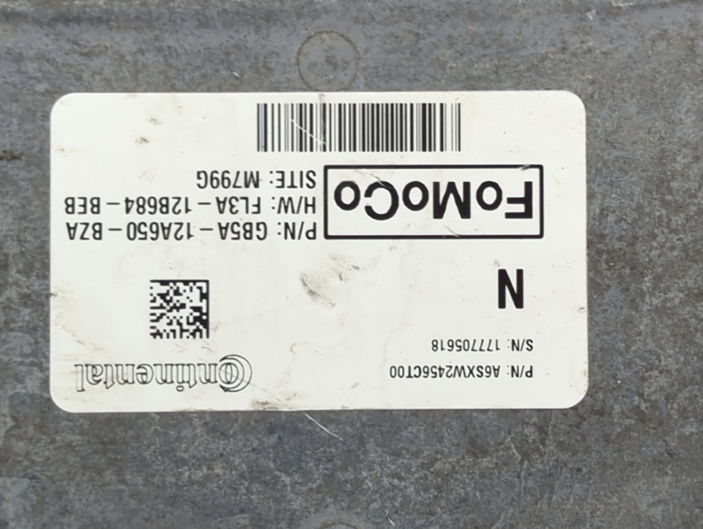 2016-2019 Ford Explorer PCM Engine Control Computer ECU ECM PCU OEM P/N:GB5A-12A650-BZA FL3A-12B684-BEB Fits OEM Used Auto P