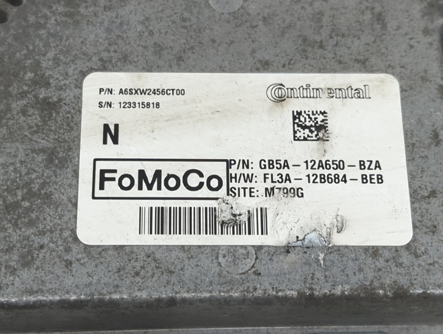 2016-2019 Ford Explorer PCM Engine Control Computer ECU ECM PCU OEM P/N:GB5A-12A650-BZA FL3A-12B684-BEB Fits OEM Used Auto P