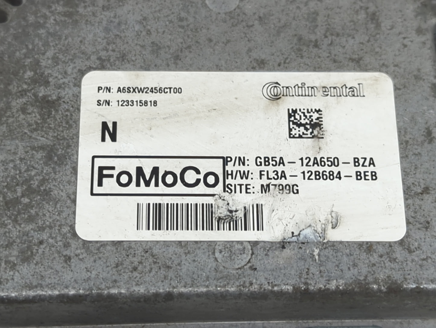 2016-2019 Ford Explorer PCM Engine Control Computer ECU ECM PCU OEM P/N:GB5A-12A650-BZA FL3A-12B684-BEB Fits OEM Used Auto P