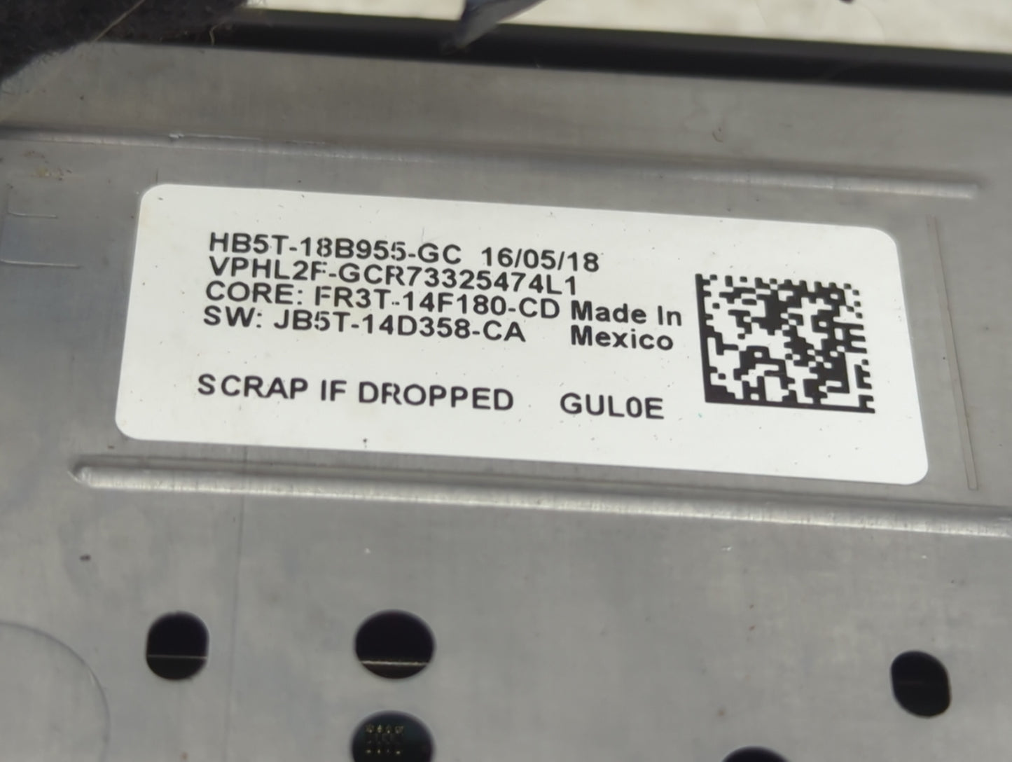 2018 Ford Explorer Information Display Screen - Oemusedautoparts1.com