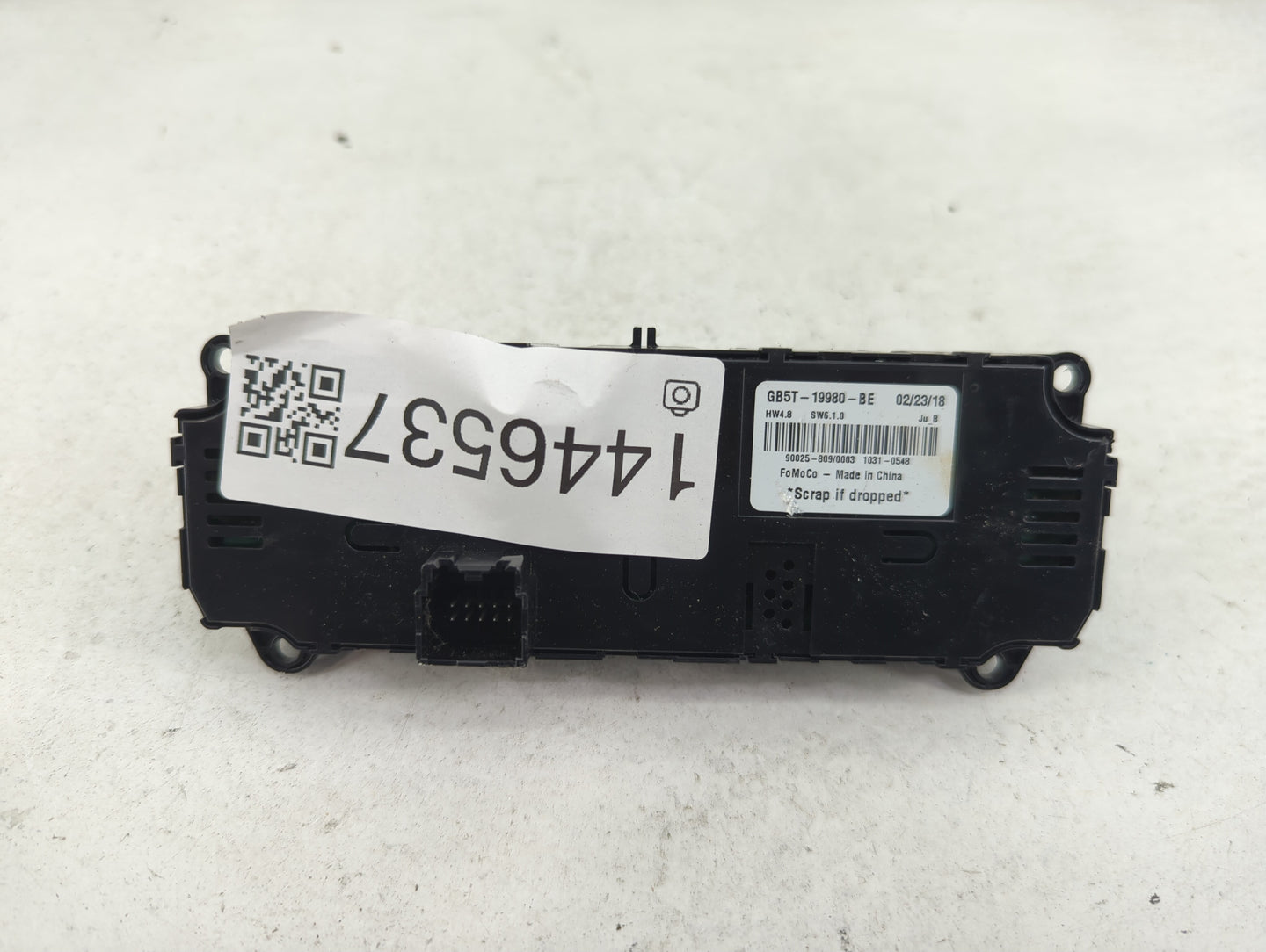 2018 Ford Explorer Climate Control Module Temperature AC/Heater Replacement P/N:GB5T-19980-BE Fits OEM Used Auto Parts - Oem