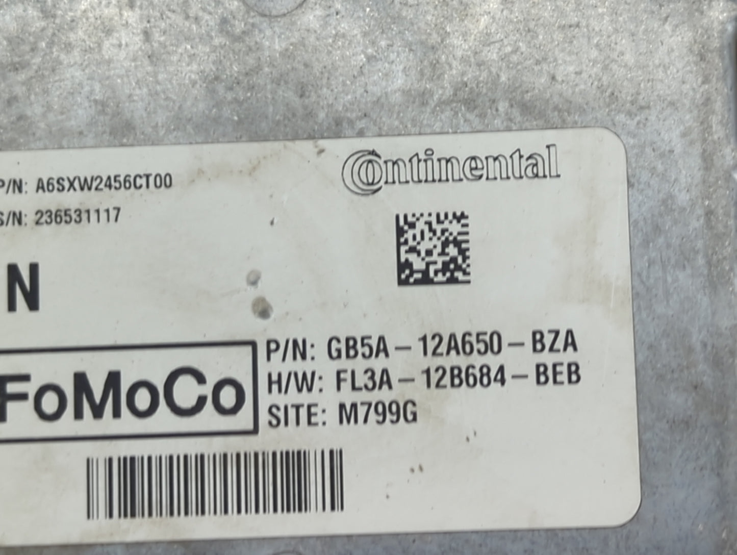 2016-2019 Ford Explorer PCM Engine Control Computer ECU ECM PCU OEM P/N:GB5A-12A650-BZA FL3A-12B684-BEB Fits OEM Used Auto P