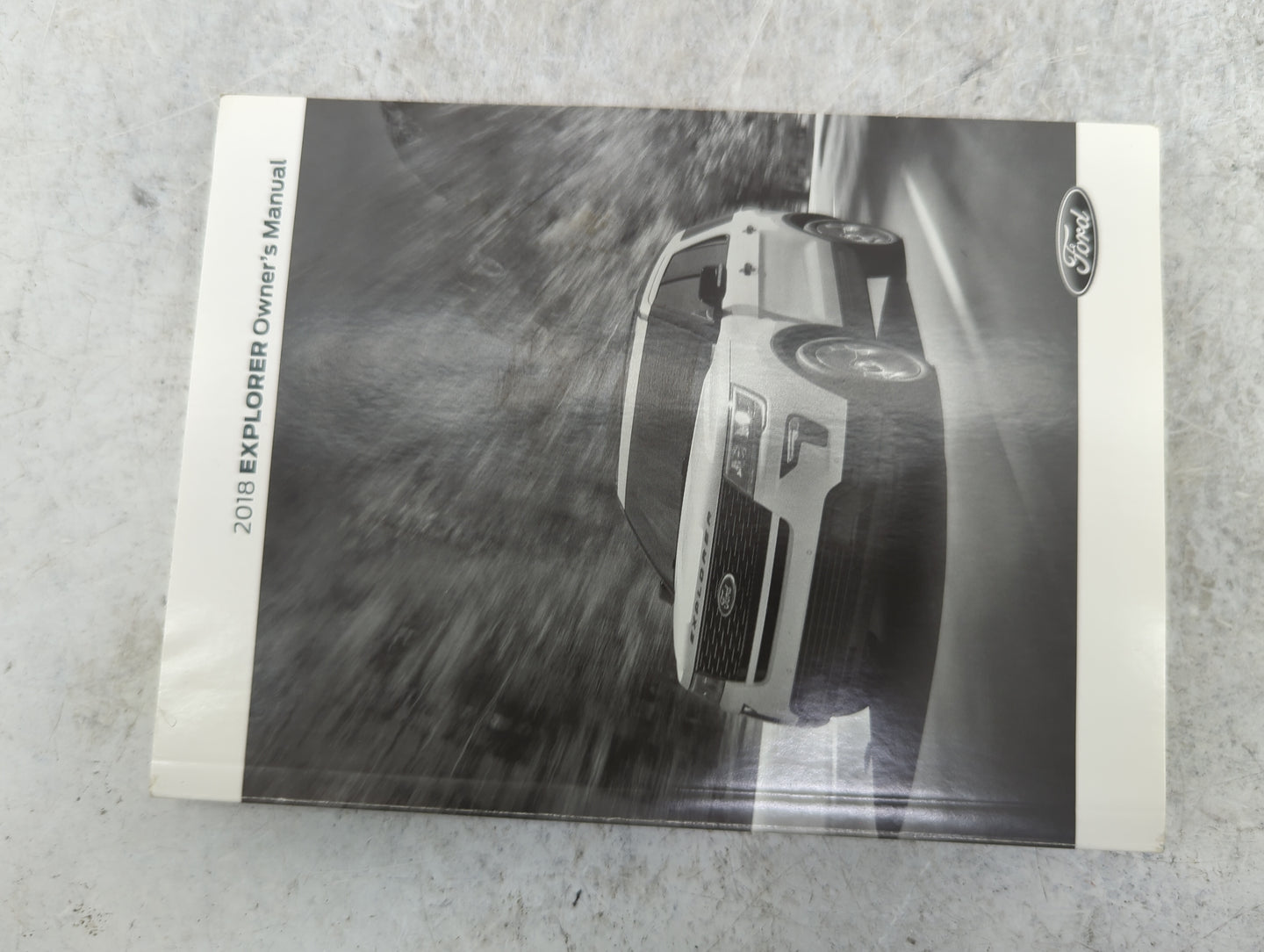 2018 Ford Explorer Owners Manual Book Guide P/N:JL2J19A321AA OEM Used Auto Parts - Oemusedautoparts1.com