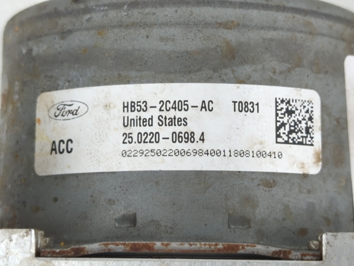 2018 Ford Explorer ABS Pump Control Module Replacement P/N:HB53-2C405-AC Fits OEM Used Auto Parts - Oemusedautoparts1.com