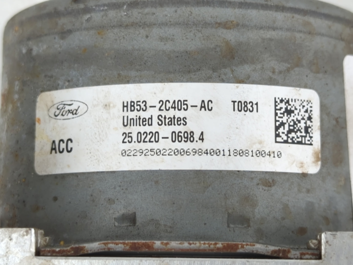 2018 Ford Explorer ABS Pump Control Module Replacement P/N:HB53-2C405-AC Fits OEM Used Auto Parts - Oemusedautoparts1.com