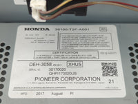 2016-2018 Ford Explorer Am Fm Cd Player Radio Receiver 591604 - Oemusedautoparts1.com