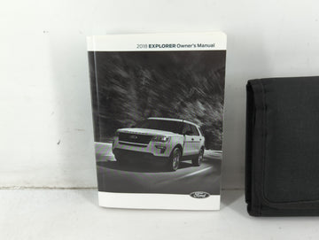 2018 Ford Explorer Owners Manual Book Guide P/N:JL2J 19A321 AC OEM Used Auto Parts