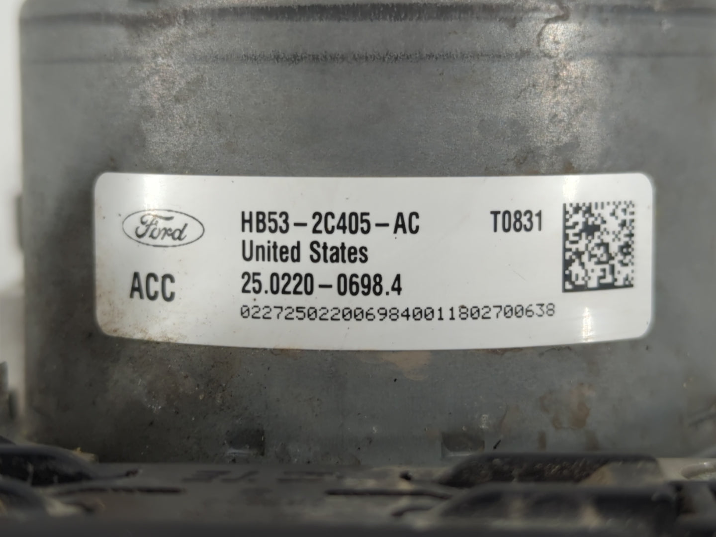 2018 Ford Explorer ABS Pump Control Module Replacement P/N:HB53-2C405-AC Fits OEM Used Auto Parts - Oemusedautoparts1.com