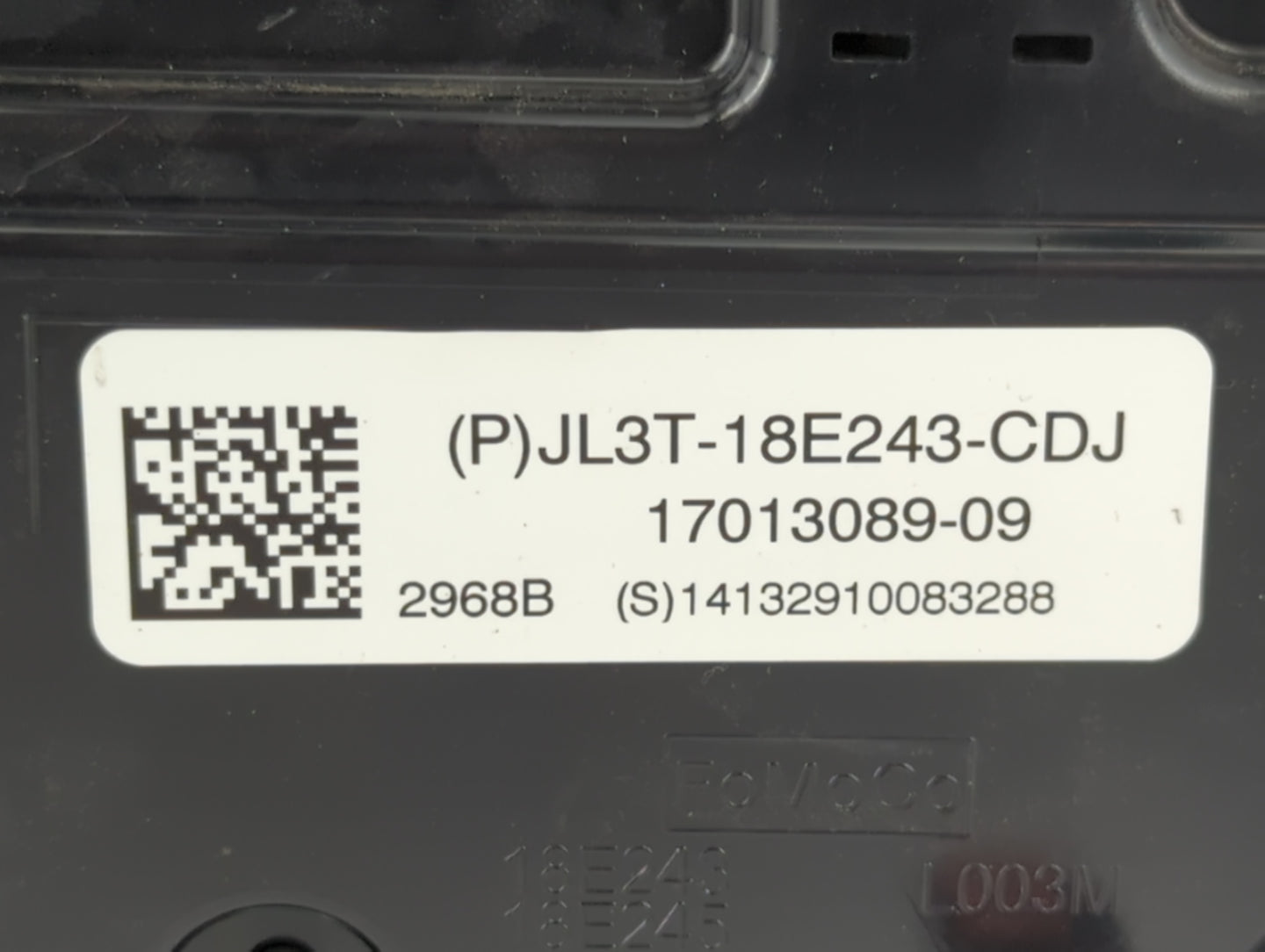 2018 Ford F-150 Radio AM FM Cd Player Receiver Replacement P/N:JL3T-18E243-CDJ Fits OEM Used Auto Parts - Oemusedautoparts1.