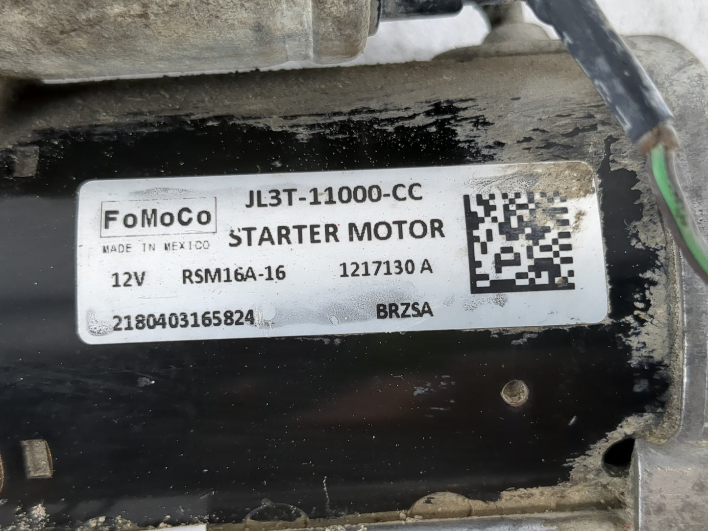 2018-2020 Ford F-150 Car Starter Motor Solenoid OEM P/N:JL3T-11000-CC Fits Fits 2018 2019 2020 OEM Used Auto Parts - Oemused