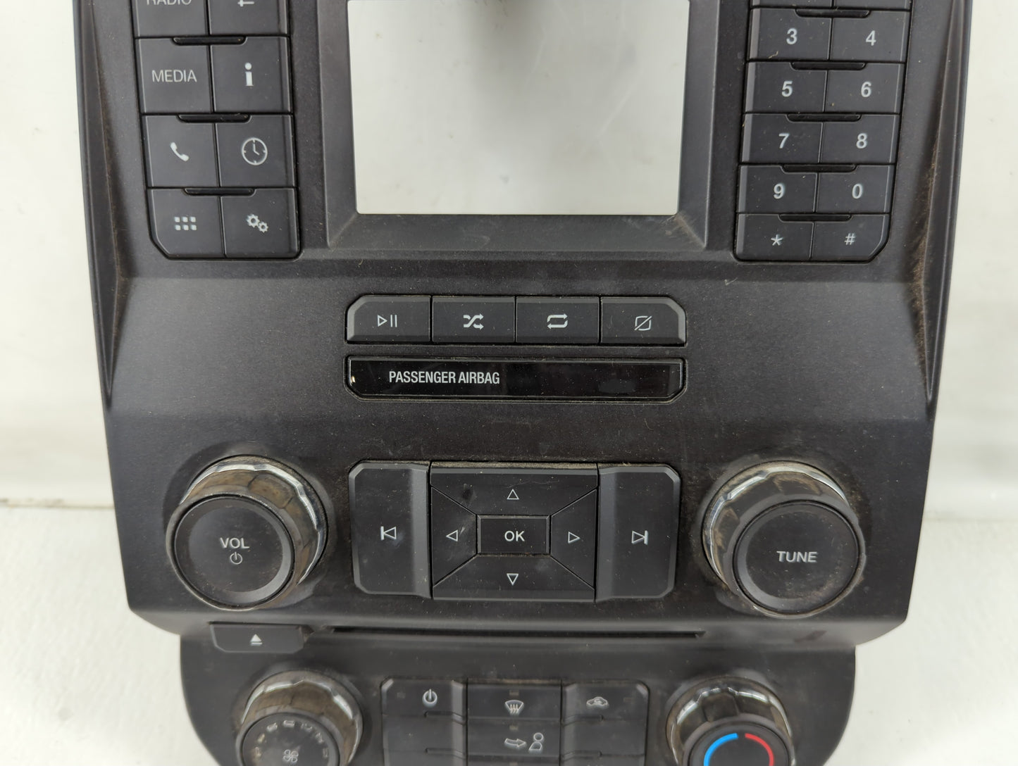 2018 Ford F-150 Radio AM FM Cd Player Receiver Replacement P/N:JL3T-18E243-BSH Fits OEM Used Auto Parts - Oemusedautoparts1.