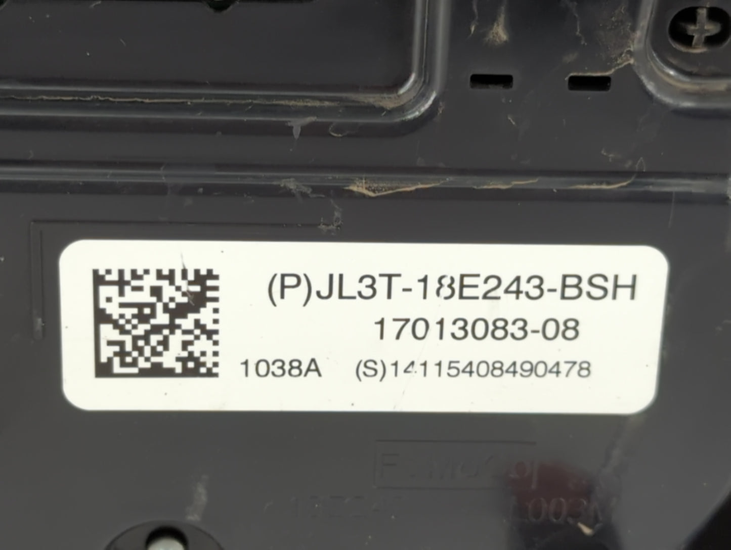 2018 Ford F-150 Radio AM FM Cd Player Receiver Replacement P/N:JL3T-18E243-BSH Fits OEM Used Auto Parts - Oemusedautoparts1.