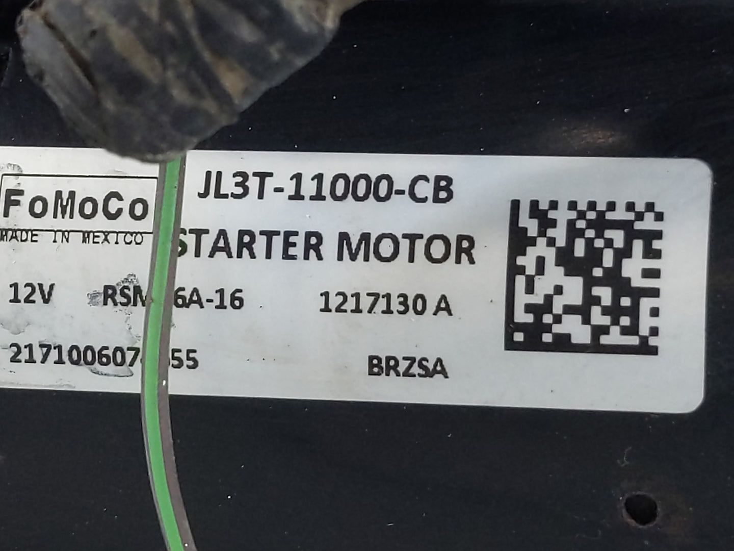 2018-2020 Ford F-150 Car Starter Motor Solenoid OEM P/N:JL3T-11000-CB Fits Fits 2018 2019 2020 OEM Used Auto Parts - Oemused