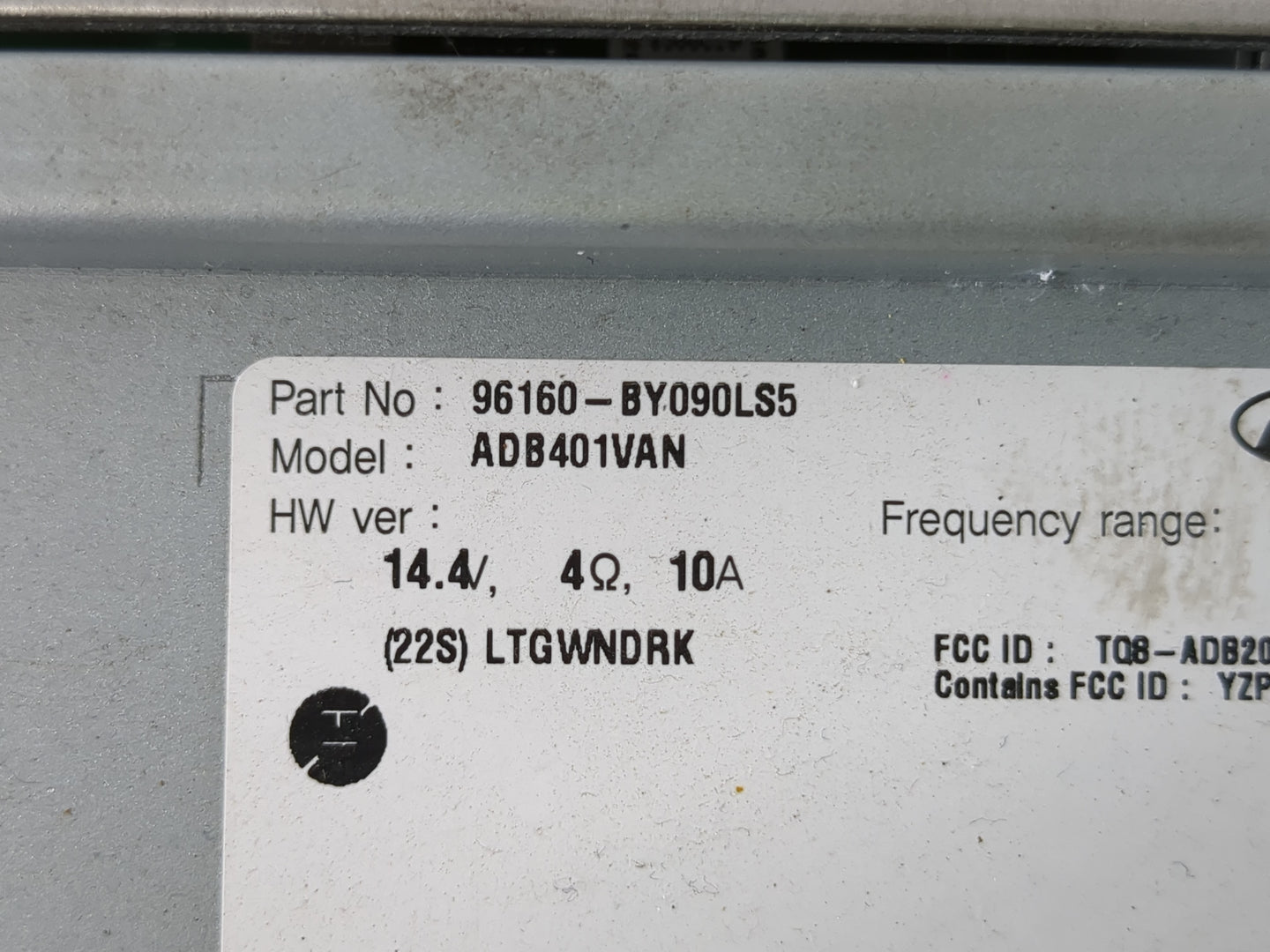 2018 Ford F-150 Radio AM FM Cd Player Receiver Replacement P/N:96160-BY090LS5 Fits OEM Used Auto Parts - Oemusedautoparts1.c