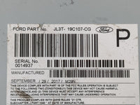 2018 Ford F-150 Radio AM FM Cd Player Receiver Replacement P/N:JL3T-19C107-CG Fits OEM Used Auto Parts - Oemusedautoparts1.c