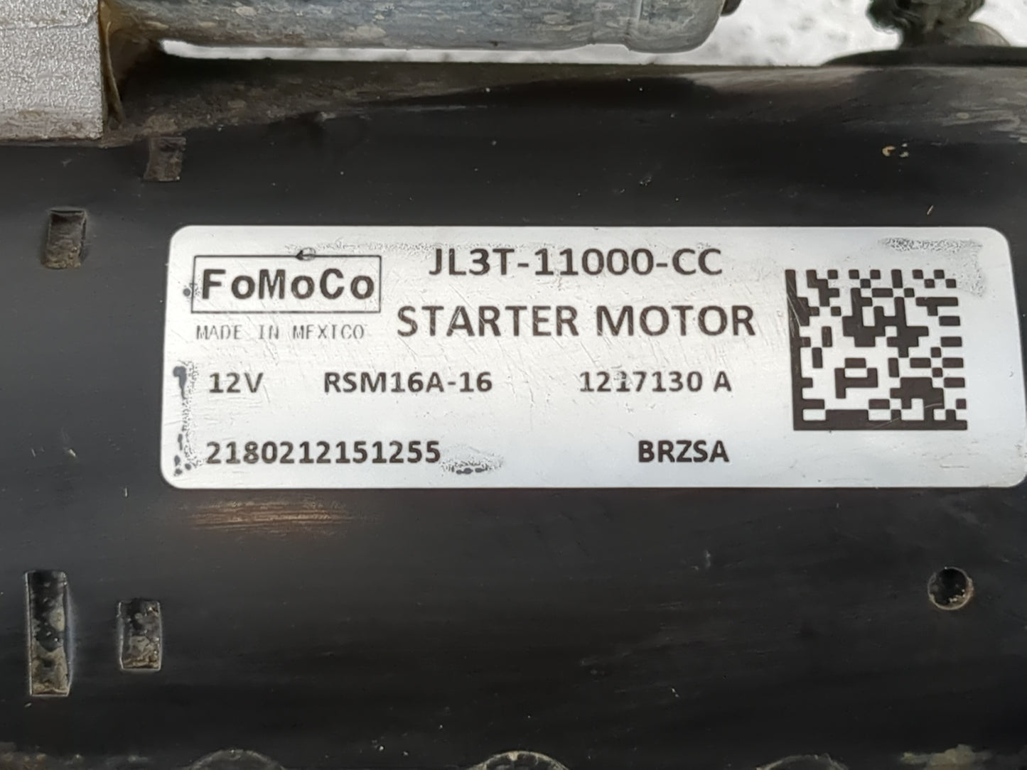 2018-2020 Ford F-150 Car Starter Motor Solenoid OEM P/N:JL3T-11000-CD JL3T-11000-CB Fits Fits 2018 2019 2020 OEM Used Auto P