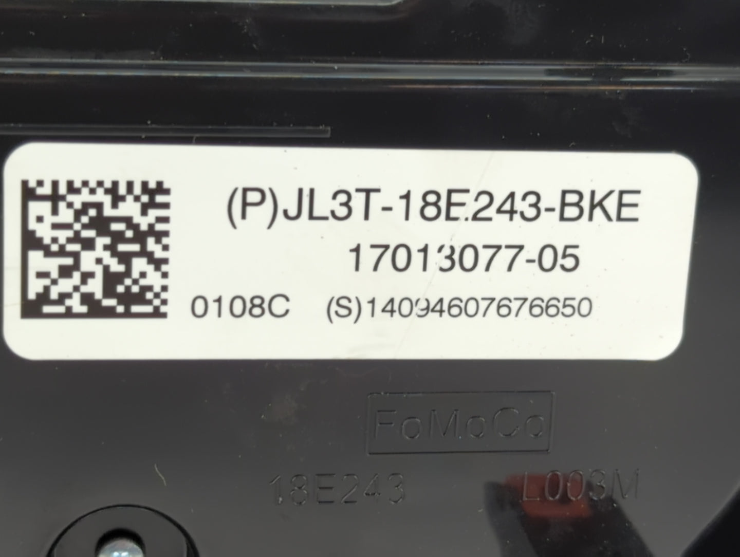 2018 Ford F-150 Radio AM FM Cd Player Receiver Replacement P/N:JL3Y-18E243-BKE Fits OEM Used Auto Parts - Oemusedautoparts1.