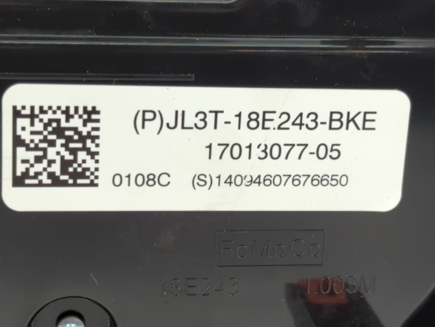 2018 Ford F-150 Radio AM FM Cd Player Receiver Replacement P/N:JL3Y-18E243-BKE Fits OEM Used Auto Parts - Oemusedautoparts1.