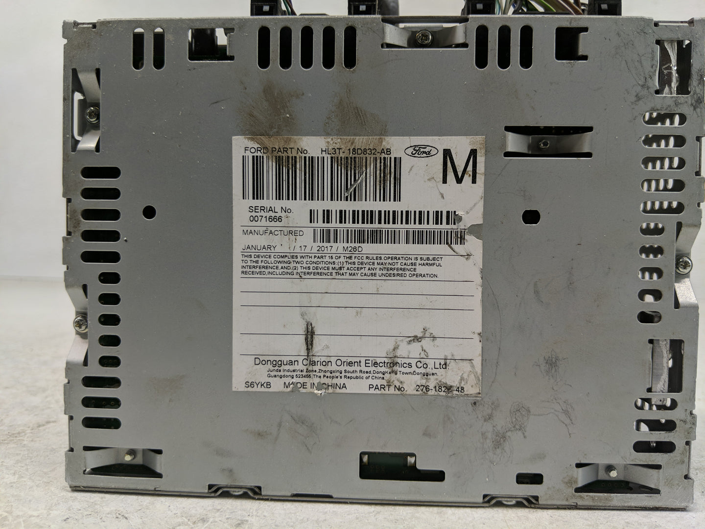 2018 Ford F-150 Radio AM FM Cd Player Receiver Replacement P/N:HL3T-18D832-AB Fits OEM Used Auto Parts - Oemusedautoparts1.c
