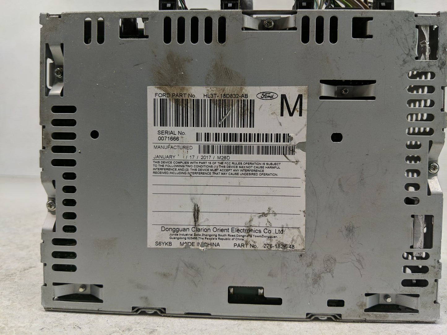 2018 Ford F-150 Radio AM FM Cd Player Receiver Replacement P/N:HL3T-18D832-AB Fits OEM Used Auto Parts - Oemusedautoparts1.c
