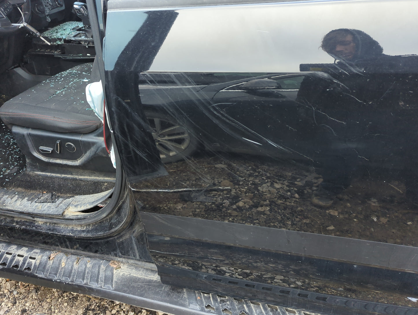 2015-2020 Ford F-150 Driver Rear Door Oem - Oemusedautoparts1.com
