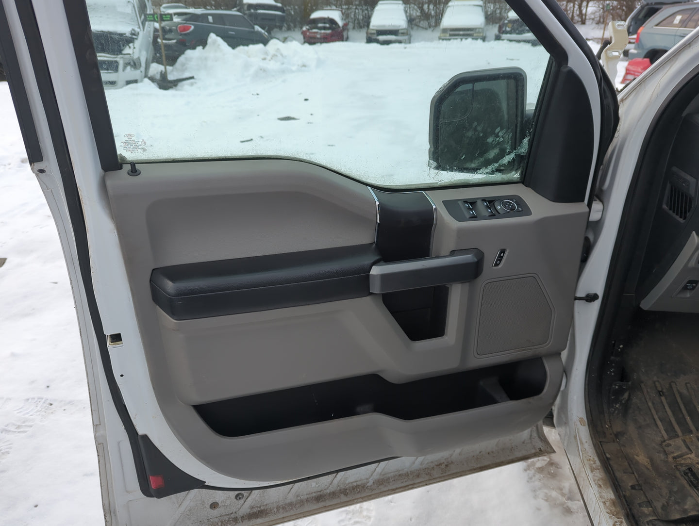 2018 Ford F-150 Front Left Driver Interior Door Panel Trim 1361777 - Oemusedautoparts1.com