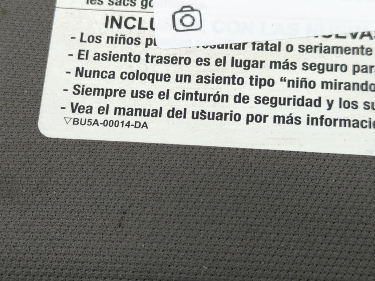 2018-2020 Ford F-150 Sun Visor Shade Replacement Driver Left Mirror Fits Fits 2018 2019 2020 OEM Used Auto Parts - Oemusedau
