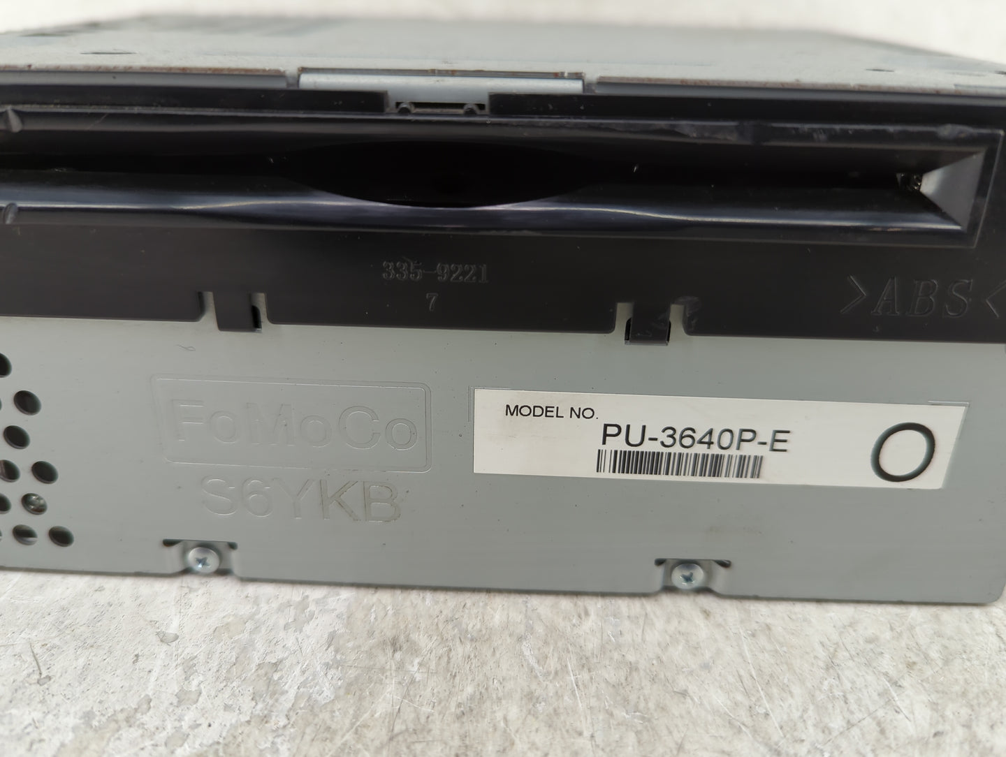 2017-2018 Ford F-150 Radio AM FM Cd Player Receiver Replacement P/N:HL3T-19C107-BC Fits Fits 2017 2018 OEM Used Auto Parts -