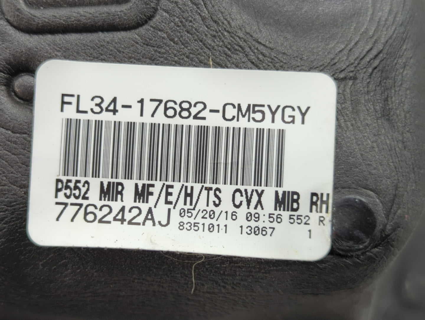 2015-2018 Ford F-150 Passenger Side View Mirror - Right Door Mirror OEM Used - Oemusedautoparts1.com