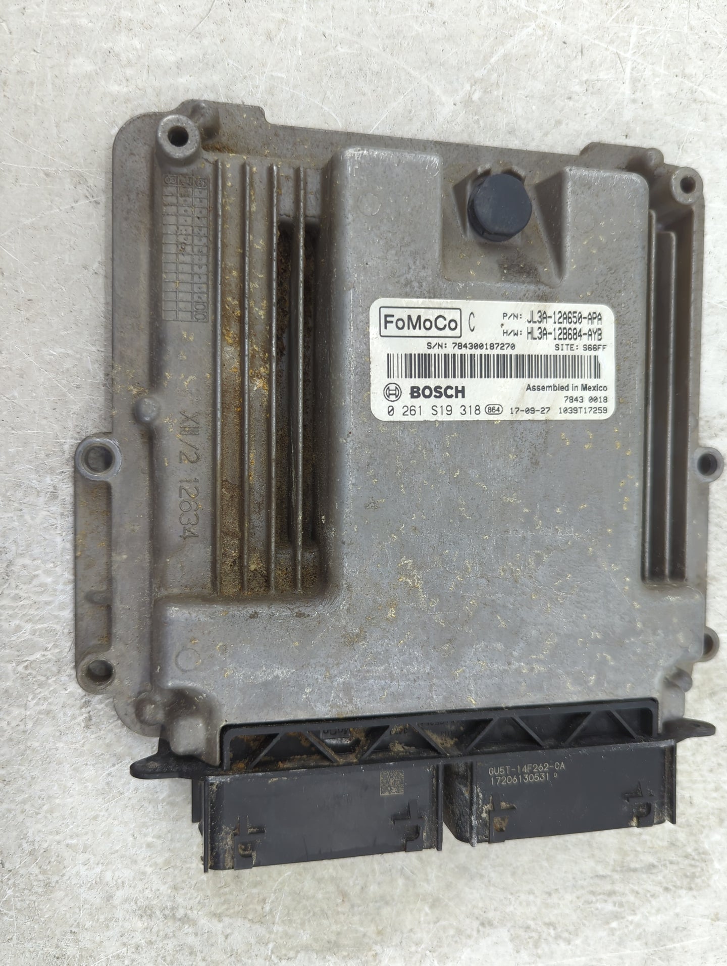 2017-2018 Ford F-150 PCM Engine Control Computer ECU ECM PCU OEM P/N:JL3A-12A650-APA HL3A-12B684-AYB Fits Fits 2017 2018 OEM