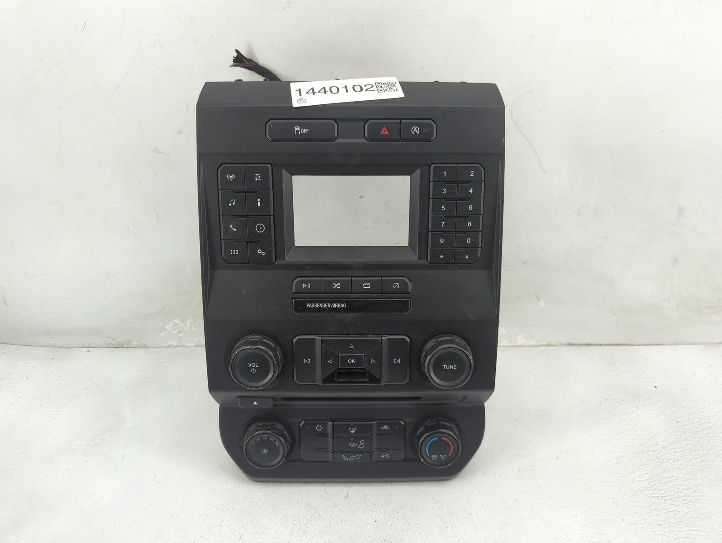 2018 Ford F-150 Climate Control Module Temperature AC/Heater Replacement P/N:JL3T-18E243-BKE Fits OEM Used Auto Parts - Oemu